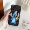 Cartoon-Stich für Xiaomi Redmi Note 12 11 11t 10 9 8 7 6 5 4 Pro 5g 4g Silikon weich stoßfest schwarz Handy hülle Coque Capa 6