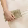 Frauen Umschlag Abend tasche Glitzer Damen Kette Umhängetaschen glänzend Silber lange Geldbörse weibliche Hochzeits feier Kupplungen Mini Handtasche 6