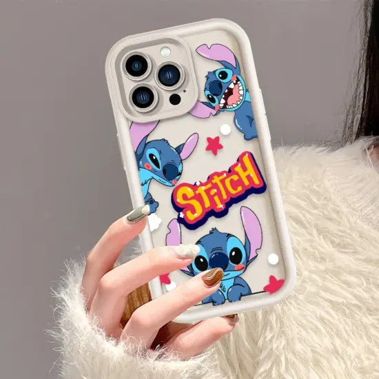 Disney Stitch süß für Apple iPhone 15 14 13 12 11 Mini xs xr x 8 7 Pro Max plus Soft Eye Leiter Handy hülle 4