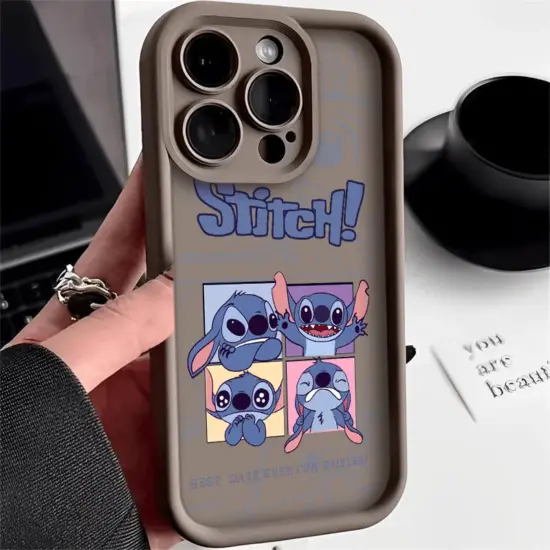 Für Poco F6 F5 F3 X6 Pro X5 X3 NFC M6 Pro Xiaomi Mi 11 Lite 14T 13T 12T Kawaii Stich Stimmung Cartoon Multistep Weiche Telefon Fall 5