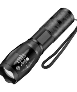 Hochleistungs-LED-Taschenlampen Camping Taschenlampe 5 Beleuchtungs modi Aluminium legierung zoombar Licht wasserdichtes Material verwenden 3 aaa Batterien