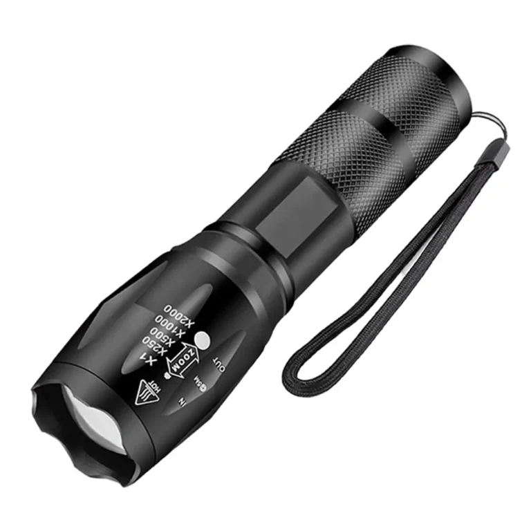 Hochleistungs-LED-Taschenlampen Camping Taschenlampe 5 Beleuchtungs modi Aluminium legierung zoombar Licht wasserdichtes Material verwenden 3 aaa Batterien