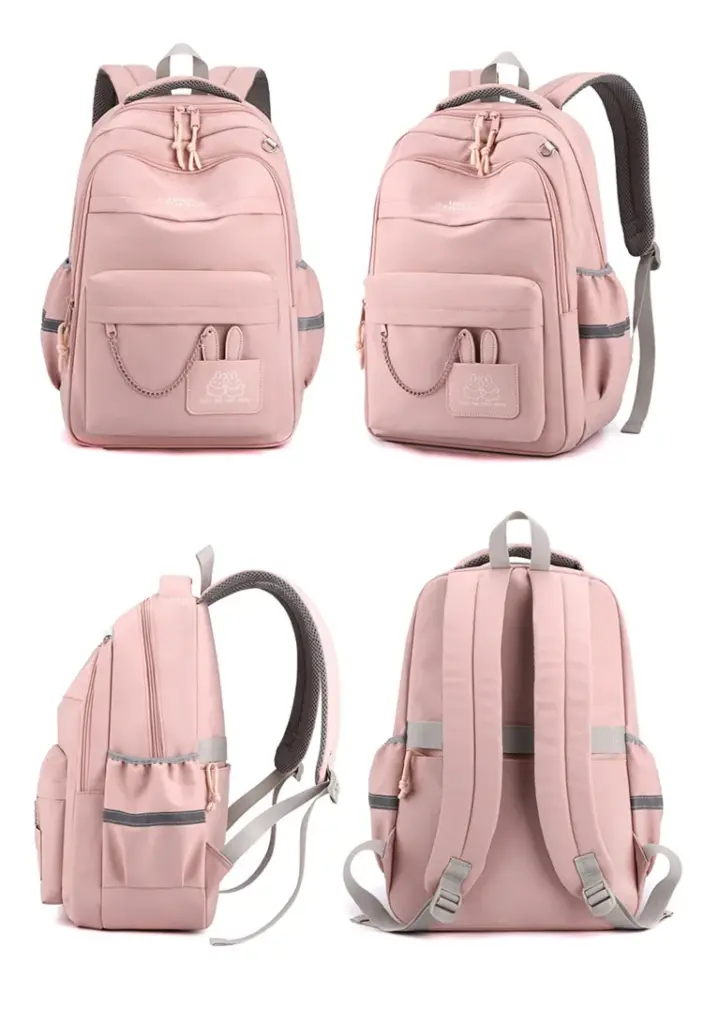 Fengdong Kinder Schultasche niedlichen Schulrucksack für Mädchen Kinder Kawaii Büchertasche Grundschüler Geschenk große Kapazität Rucksack 4