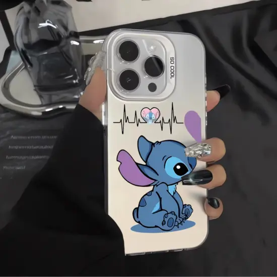 Cool Stitch Angel Couple Disneys Handyhülle für Xiaomi Mi 14T 14 13 12 12T 11 Lite Poco X6 F6 F5 X5 F4 F3 X3 GT Pro 4G 5G Abdeckung 3