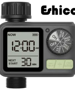 Eshico HCT-M05 Automatischer Wassertimer 2024 Eshico Neuester Sprinkler kleiner und einfach zu installieren 4,72 x 3,94 x 2,56 Zoll
