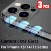 3 Stück Kamera objektiv Glas für iPhone 15 14 13 Pro Max Kamera Objektivs chutz folie für iPhone 13 14 15 Pro Max 16plus 16pro Max Glas