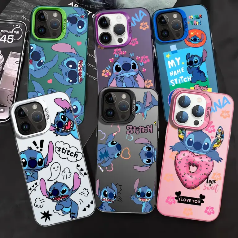 Disney Stitch Handyhülle für iPhone XS Max XR 12 Pro 15 Plus 13 14 Pro 11 Pro Max X 13 Pro Max 13 Pro Luxus Soft Cases Cover 2