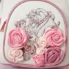 PU Leder Stitch Scrump Plüsch Cosplay Mini Rucksack Beauty & Beast Cogsworth Cosplay Rucksack Mini Doppel Umhängetaschen 5