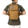 25L Taktischer Rucksack Outdoor-Tasche für Fitness MOLLE Rucksack GYM Für Frauen/Männer EDC Wandern Überleben Rucksack Hexe Flaschenhalter 4