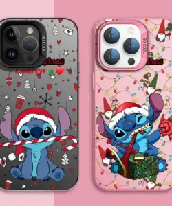 Disney Stitch Weihnachten Handy hülle für Apple iPhone 15 Pro Max 13 14 plus 12 11 Pro 8 7 plus XS Max Matt