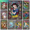 Disney Zeichentrick figuren Diamant malerei, Mosaik Prinzessin Mickey, Kreuz stich, Stickerei Strass steine, DIY Geschenke für Kinder