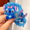 Disney Lilo und Stich Haars eil für Frauen Kawaii Stich Acryl Haarnadel Gummiband Haarschmuck Mädchen Geschenke 5