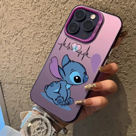 Cool Stitch Angel Couple Disneys Handyhülle für Xiaomi Mi 14T 14 13 12 12T 11 Lite Poco X6 F6 F5 X5 F4 F3 X3 GT Pro 4G 5G Abdeckung 4