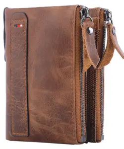 Männer Brieftaschen 100% Echtes Kuh Leder Kurze Karte Halter Leder Männer Geldbörse Hohe Qualität Luxus Marke Männlichen Brieftasche