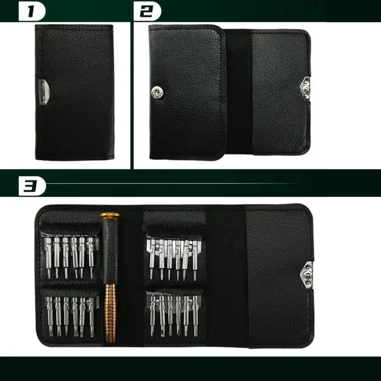 25 in 1 Mini-Präzisions schrauben dreher Nicht-Magnet-Set elektronischer Torx-Schrauben dreher zum Öffnen des Reparatur werkzeugs für die iPhone-Kamera uhr 6