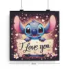 Disney Stitch Diamant-Malerei-Set, bunte Blumen-Aufkleber, Diamant-Stickerei, handgefertigt, DIY-Mosaik, Heimdekoration, Geschenk 2