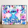 Disney Lilo und Stich Weihnachten Diamant Malerei ab Bohrer Kunst Stich hat einen Glitch Film Kristall Kreuz stich Dekor 2