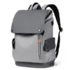 Hochwertiger pu Leder wasserdichter Herren Laptop Rucksack großer Computer Rucksack für Business Urban Man Rucksack USB-Aufladung