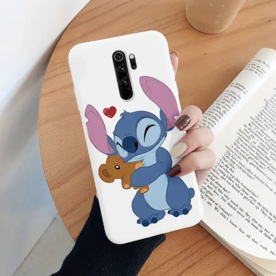 Lilo Stitch Telefon Fall Für Redmi Hinweis 8 8T Hinweis 8 Pro Kamera Schützen Soft Cover Silikon Niedlichen Cartoon funda Für Redmi Hinweis 8 Capa 5