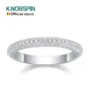 Knob spin d vvs1 alle Moissan ite Ring gra zertifizierten Labor diamant s925 Sterling silber 18 Karat Weißgold Verlobung ringe für Frauen Mann 1