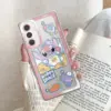 Klare Telefon hülle für Samsung Galaxy A52 A12 A32 A52S A73 A72 A71 A51 A22 A25 A31 A21 A13 A15 A23 A53 A50 Disney Paar Stich 5