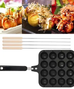 Antihaftbeschichtete Takoyaki-Grillpfanne, Platte, Kochen, Backform, Tablett, antihaftbeschichtete Takoyaki-Pfanne, Takoyaki-Pfanne, Takoyaki-Pfanne, Takoyaki-Platte