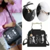 Katzen drucken Handtasche für Frauen coolen Stil Tier Serie lässig Damen Umhängetasche große Kapazität Modedesign Shopper Einkaufstaschen 4