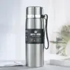 1000ml Thermal wasser flasche Thermoskanne Vakuum flasche Doppel Edelstahl Kaffee Tee isolierte Tasse auslaufs icher für Büro 4