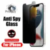 Anti-Spionage-Displayschutz für iPhone 14 13 12 11 Pro Max 13 Mini Privacy gehärtetes Glas für iPhone 14 8 Plus X XR XS Max SE 2022