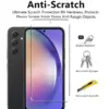 5 Stück Displays chutz folie für Samsung Galaxy A55 A54 A13 A53 A52 A12 A22 A33 A32 A51 A52S A35 A72 A71 A14 S10E S20fe gehärtetes Glas 3