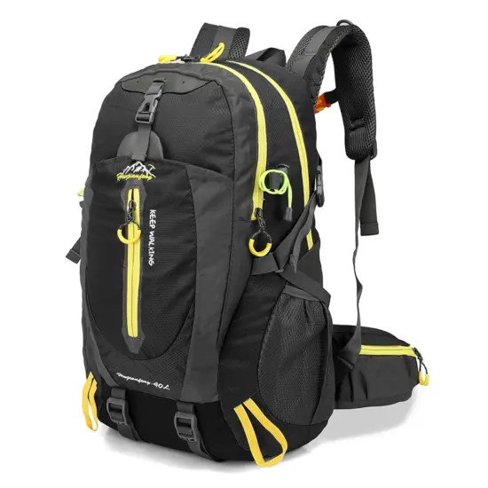 40L wasserabweisender Reiserucksack Camping Wandern Laptop Tagesrucksack Trekking Klettern Rucksäcke für Männer Frauen Wanderzubehör