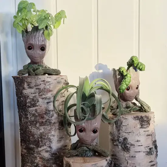 Home Dekoration Groot Pflanzer Blumentöpfe Für Innen Blumen Topf Baum Mann Ornamente Anime Figur Statue Kunst Handwerk Kind Männer Geschenke 3