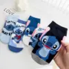 Anime Disney Stitch Cartoon Socken Kinder Baumwolle kurze Kawaii Jungen Weihnachts socken Kinder Boot Socken Geschenke Söckchen