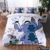 Lilo und Stich Kawaii Bettwäsche Set Queen King Size Disney Cartoon Bett bezug Set 2/3 Stück Bett bezug und Kissen bezug Heim textilien 3