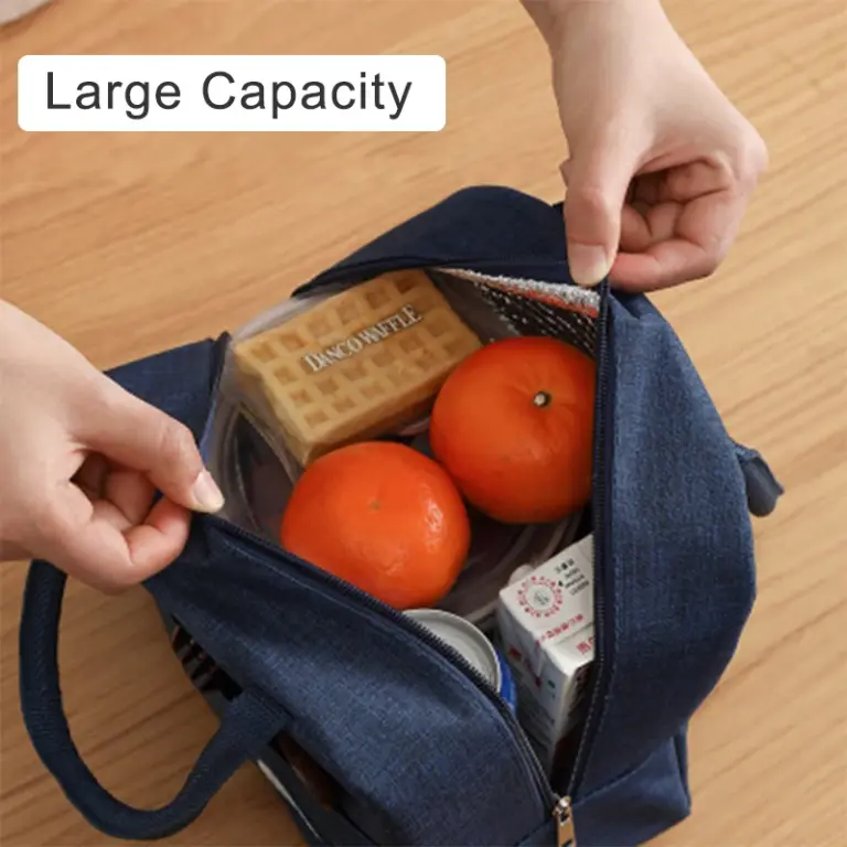 Lunch Bag Griff Isolierung Kühltasche für Frauen Kind Lunchbox Picknick Reise tragbare Lebensmittel Lagerung Frühstück Thermal Food Bag 4