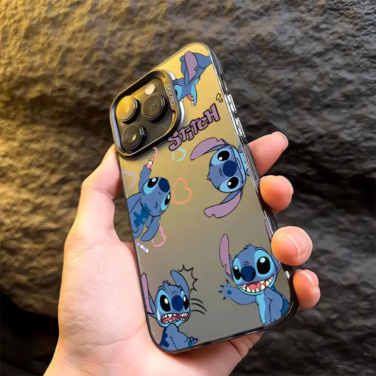 Disney Stitch Handyhülle für iPhone XS Max XR 12 Pro 15 Plus 13 14 Pro 11 Pro Max X 13 Pro Max 13 Pro Luxus Soft Cases Cover 4