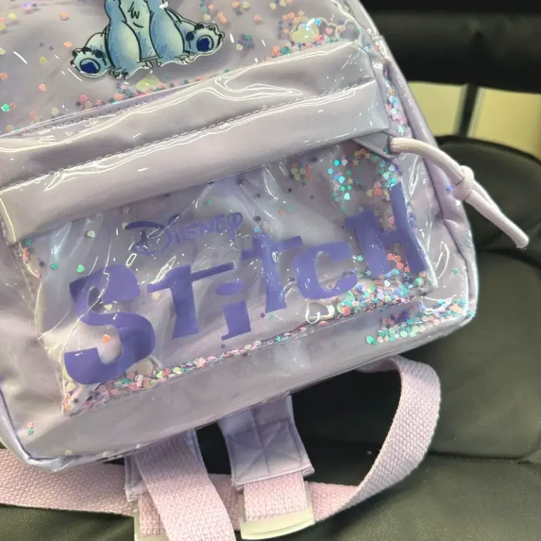 Disney New School Season New Stitch Cartoon niedlichen Pailletten Jungen und Mädchen Schult asche Kindergarten Kinder rucksack 3