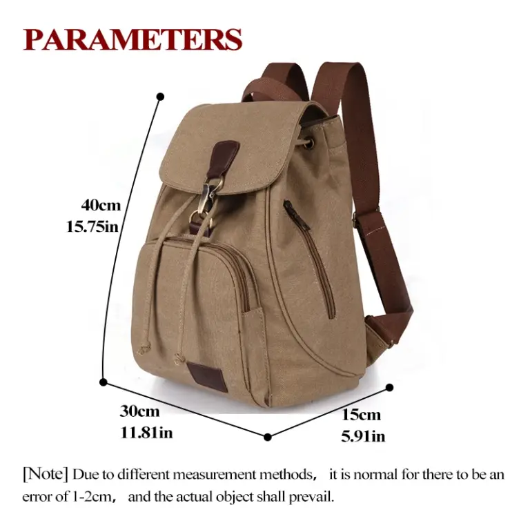 Hoch leistungs rucksäcke neue Damen Outdoor-Reise Leinwand Tasche Retro trend igen Schul rucksack für College-Mode-Studenten 3