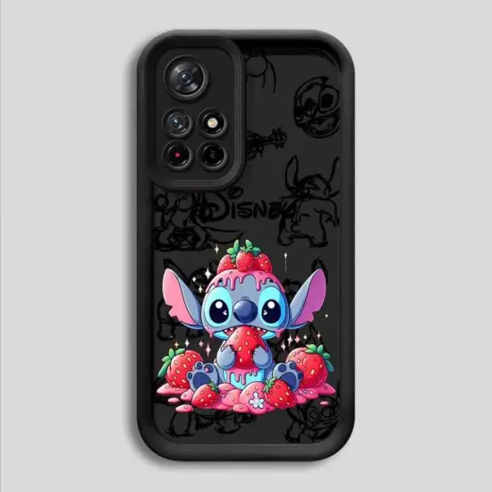 Handyhülle für Xiaomi Redmi Note 10 11 12 13 Pro Plus 11S 12S 11pro 10Pro 12Pro Silikon Soft Cute Disney Stitch Cover 6