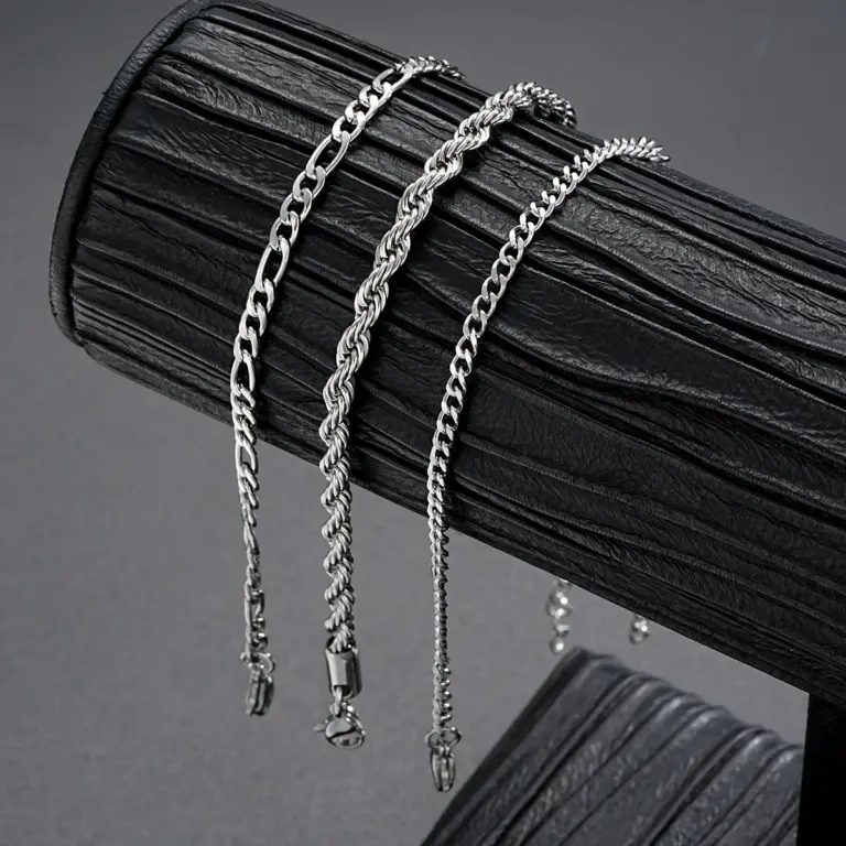 Neue 925 Sterling Silber 8 Zoll Punk-Kette Armband für Männer Frauen Hip Hop Armband Party Mode Schmuck Geschenke Großhandel 3