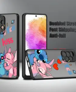 Disney schöner Stich für Samsung A22s A21s A14 A13 A12 A11 A05 A04E A03 A02 A01 S 4G E gefrostete durchscheinende Telefon hülle Funda