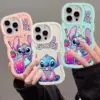 Disney Stitch Niedliche Handyhülle für Xiaomi Redmi Note 13Pro 12 8 13 12Pro 9 10 Lite 10Pro 11 Pro Plus 9S Stoßstangenabdeckung