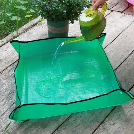 Haushalt Balkon Blumentopf Pflanze Boden Ersatz Betriebs Pad Liefert Anti Schmutz und Wasserdicht Fleischige Garten Matte Werkzeug 2