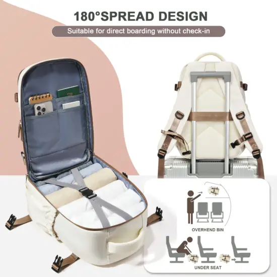 Kabine Flugzeug Reise rucksack 40x30x20, Handgepäck Kabine Rucksack Wizzair 40x30x20 Handgepäck Männer Frauen 15,6 Zoll Laptop taschen 2