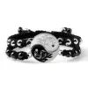 Mode Drachen Tai Chi Klatsch Armbänder Für Männer Einstellbare Yin Yang Paar Armband Passenden Liebhaber Valentinstag Schmuck Geschenk 2