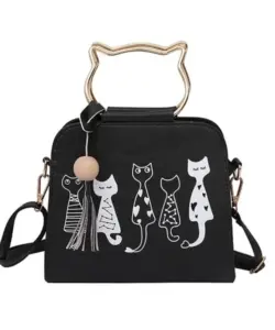 Katzen drucken Handtasche für Frauen coolen Stil Tier Serie lässig Damen Umhängetasche große Kapazität Modedesign Shopper Einkaufstaschen