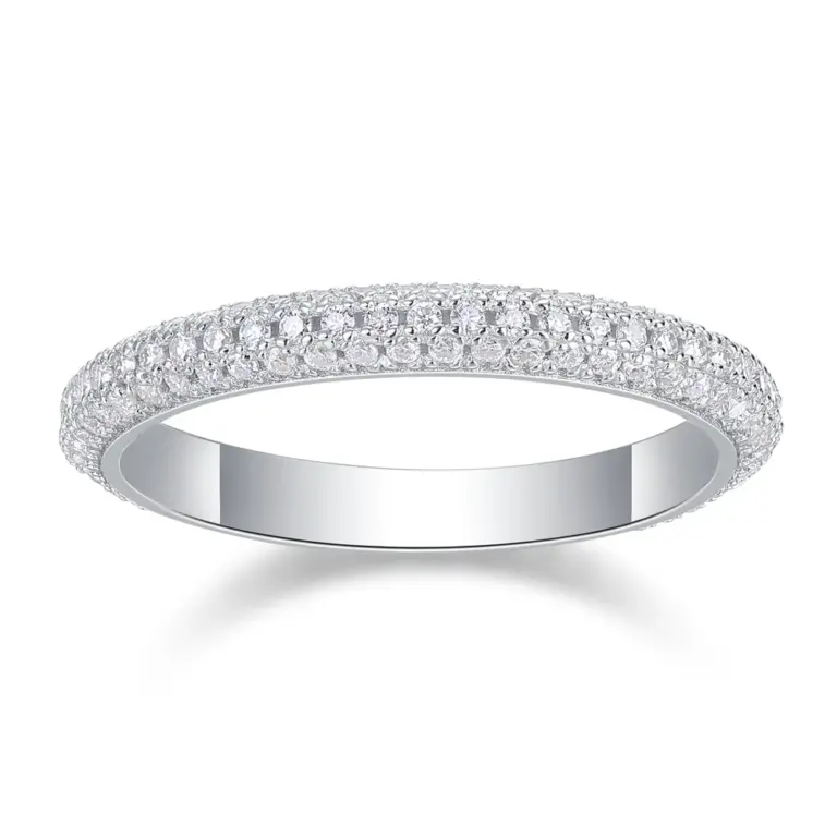 Wuiha echte 925 Sterling Silber funkeln alle Moissan ite Diamant Hochzeit Verlobung ringe für Frauen Jubiläums geschenk edlen Schmuck 2