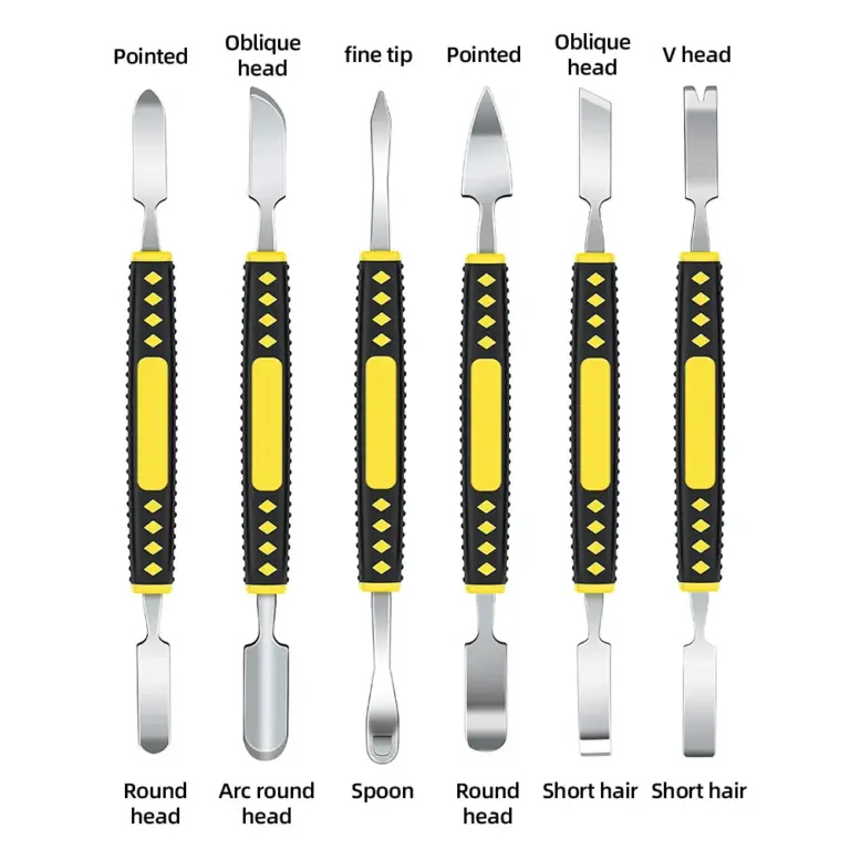 6 stücke Doppel-Ended Metall Brecheisen Set Mini Multi Home Appliance Zerlegen Werkzeug für Telefon Tablet PC Gehäuse DIY reparatur Fix Werkzeuge 2