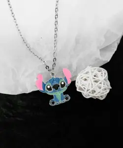 Disney Mode Cartoon niedlichen großen Ohr stich Paar Halskette personal isierte Hip Hop Anhänger Pullover Kette