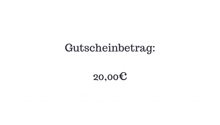 Gutschein 20,00€ – Bild 2